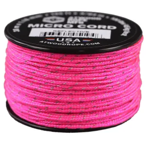 1.18mm Micro Cord Reflective - Hot Pink