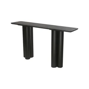 1.6m Console Table - Full Black