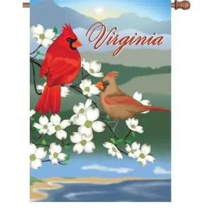 28 in. Virginia House Flag - Virginia