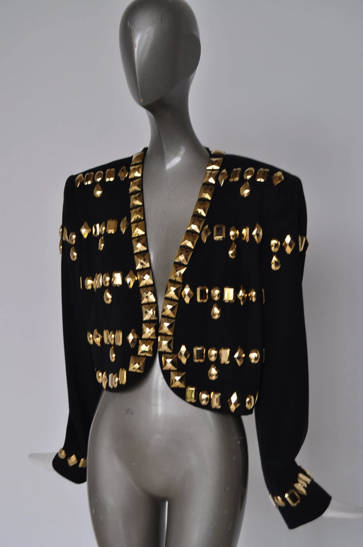 80s fabulous Escada bolero with gold attachments