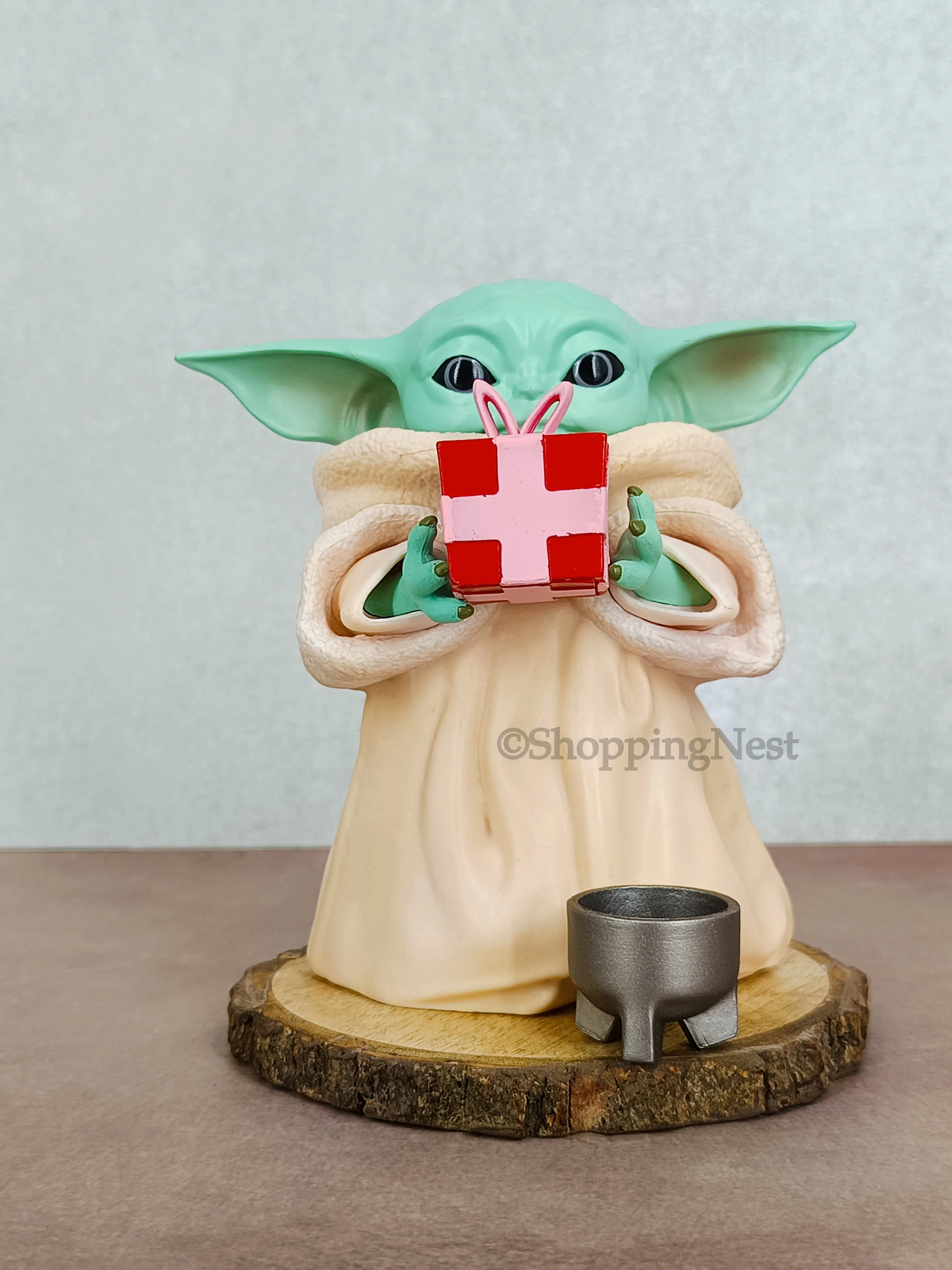 Baby Yoda Mandalorian Figure Grogu (TM) Smile Total Height approx. | 7 CM |