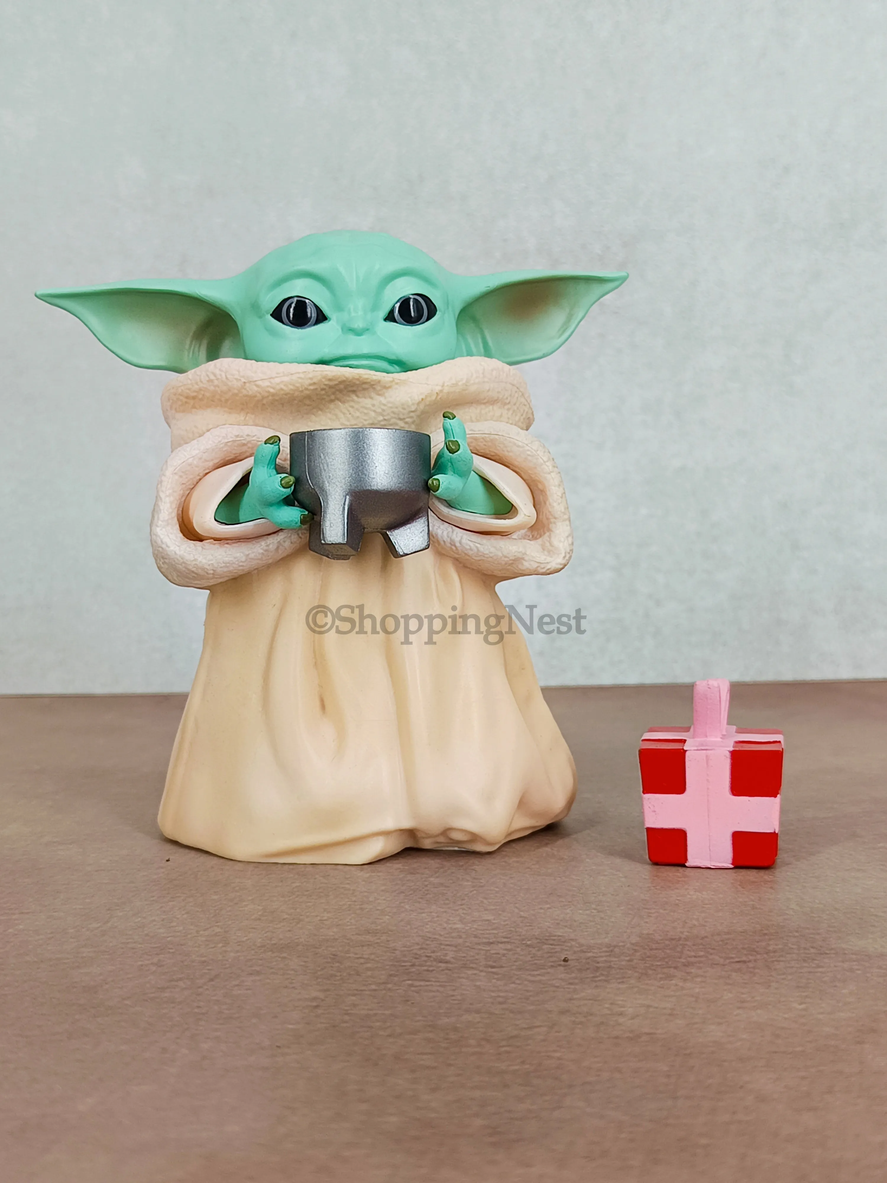 Baby Yoda Mandalorian Figure Grogu (TM) Smile Total Height approx. | 7 CM |