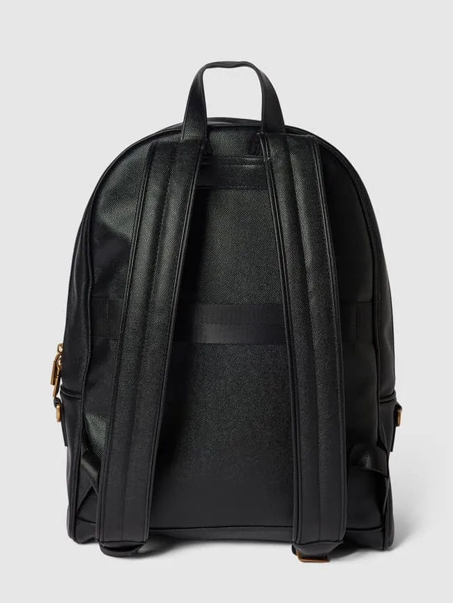 Backpack with label appliqué, model "KING" Guess, black