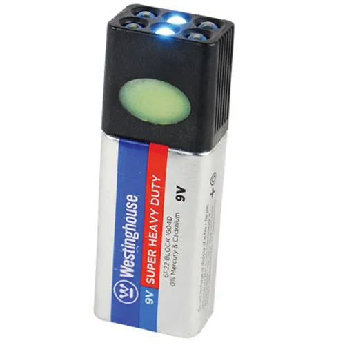 Blocklite 9-Volt Battery Led Flashlight