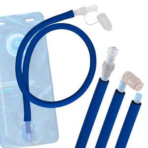 Blue Insulated Drink Tube Hose Cover