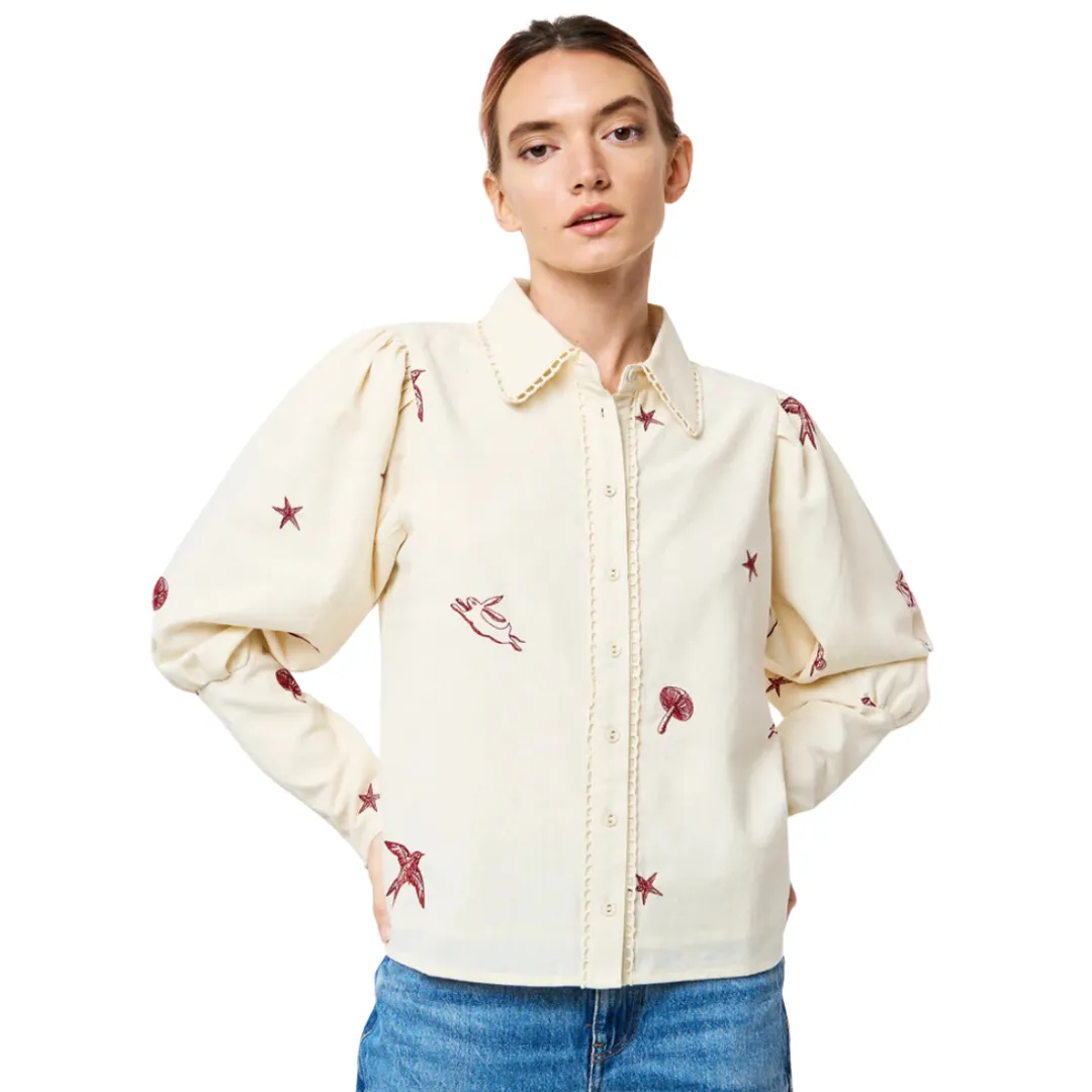 Cara Park Life Embroidered Top