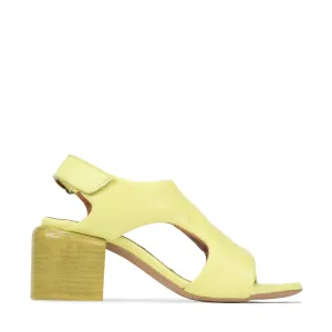 CHARICE BLOCK HEEL SANDAL LEATHER