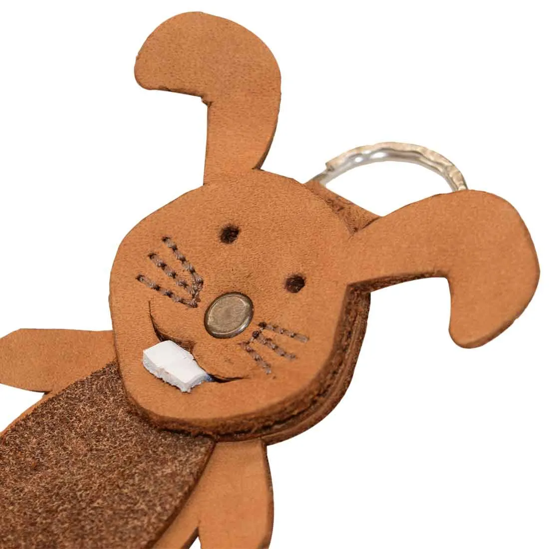 Crazy Rabbit Keychain