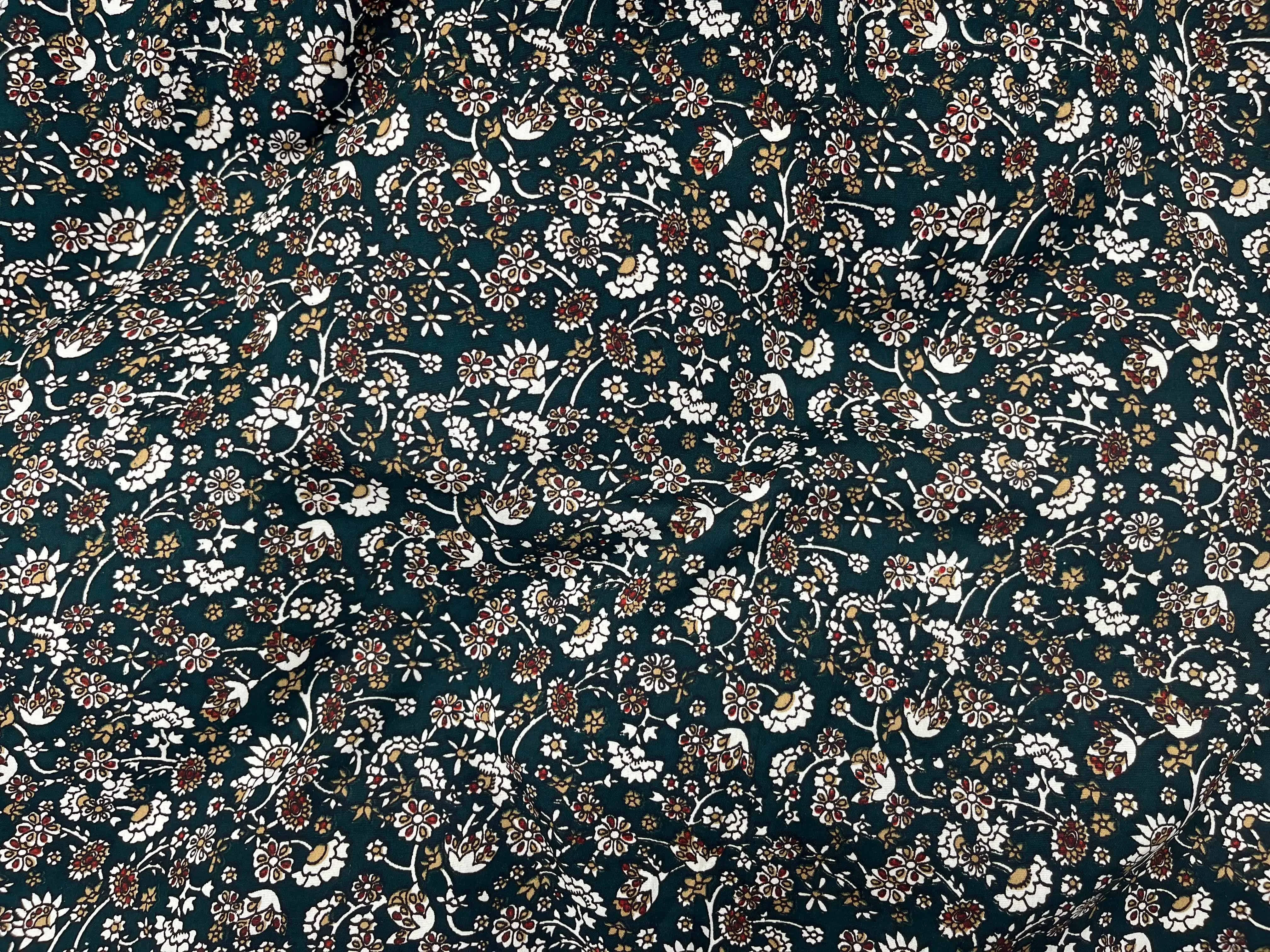 Ditsy Design - Clearance Printed Crepe Fabric