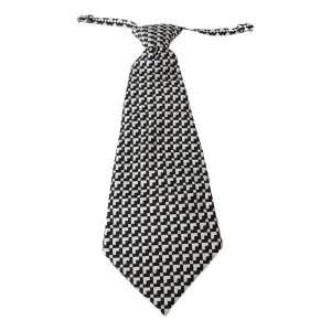 Dolce & Gabbana Elegant Black Patterned Silk Tie