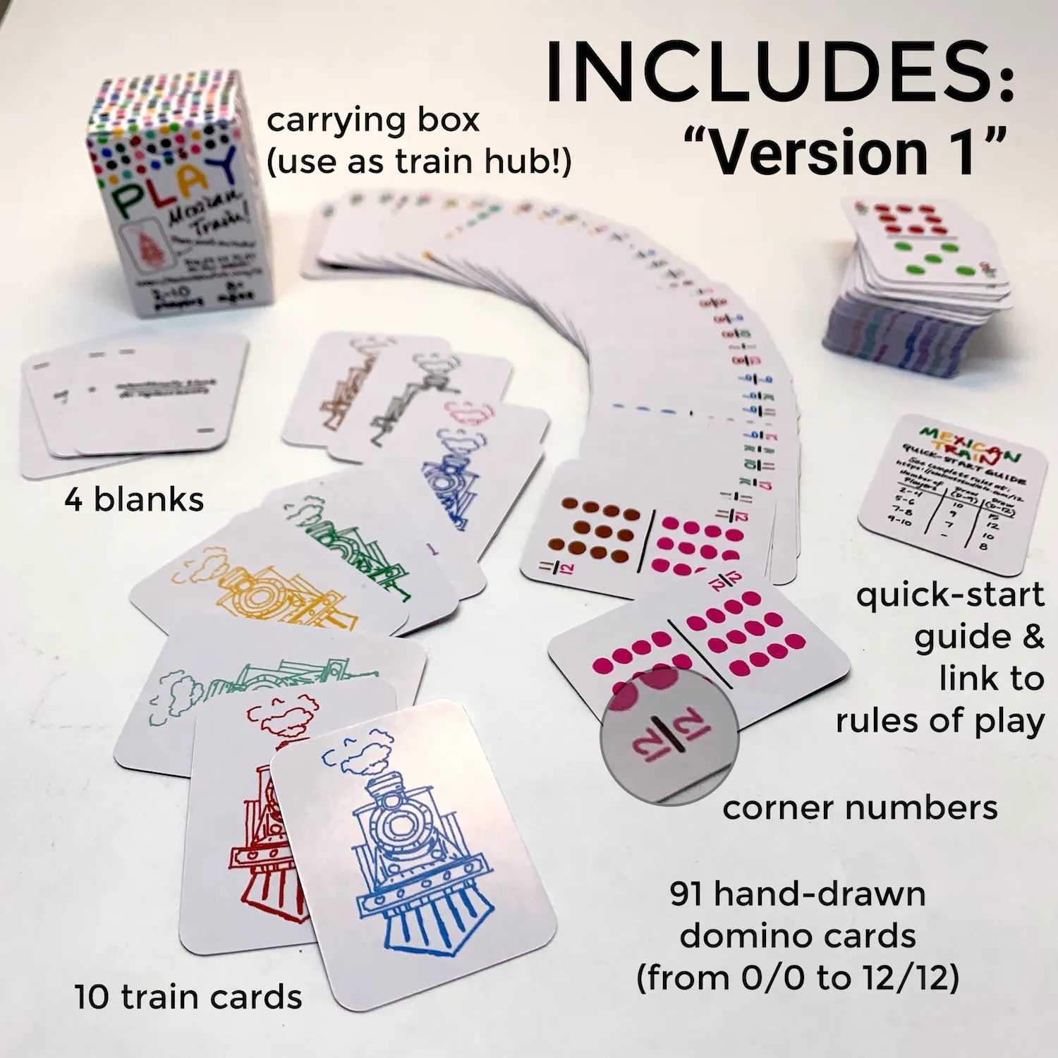 Double 12 Travel Domino Playing Cards