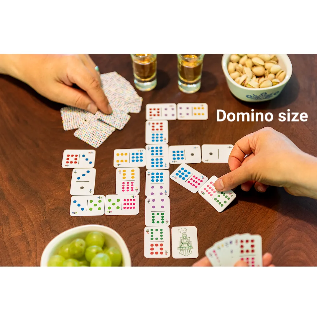 Double 12 Travel Domino Playing Cards