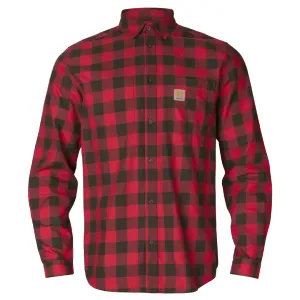 Harkila Scandinavian L/S Shirt - Red Check by Harkila