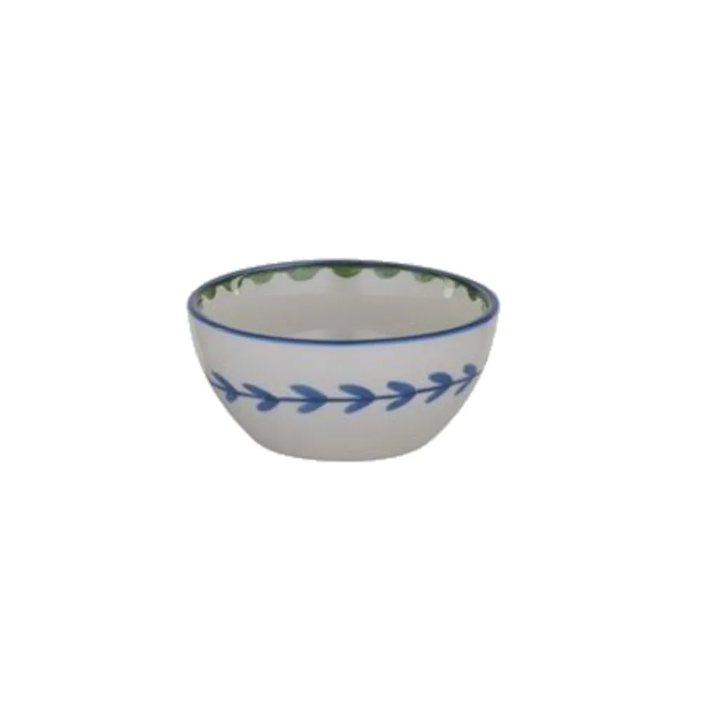 Indigo Ceramic Bowl Large Blue/Green