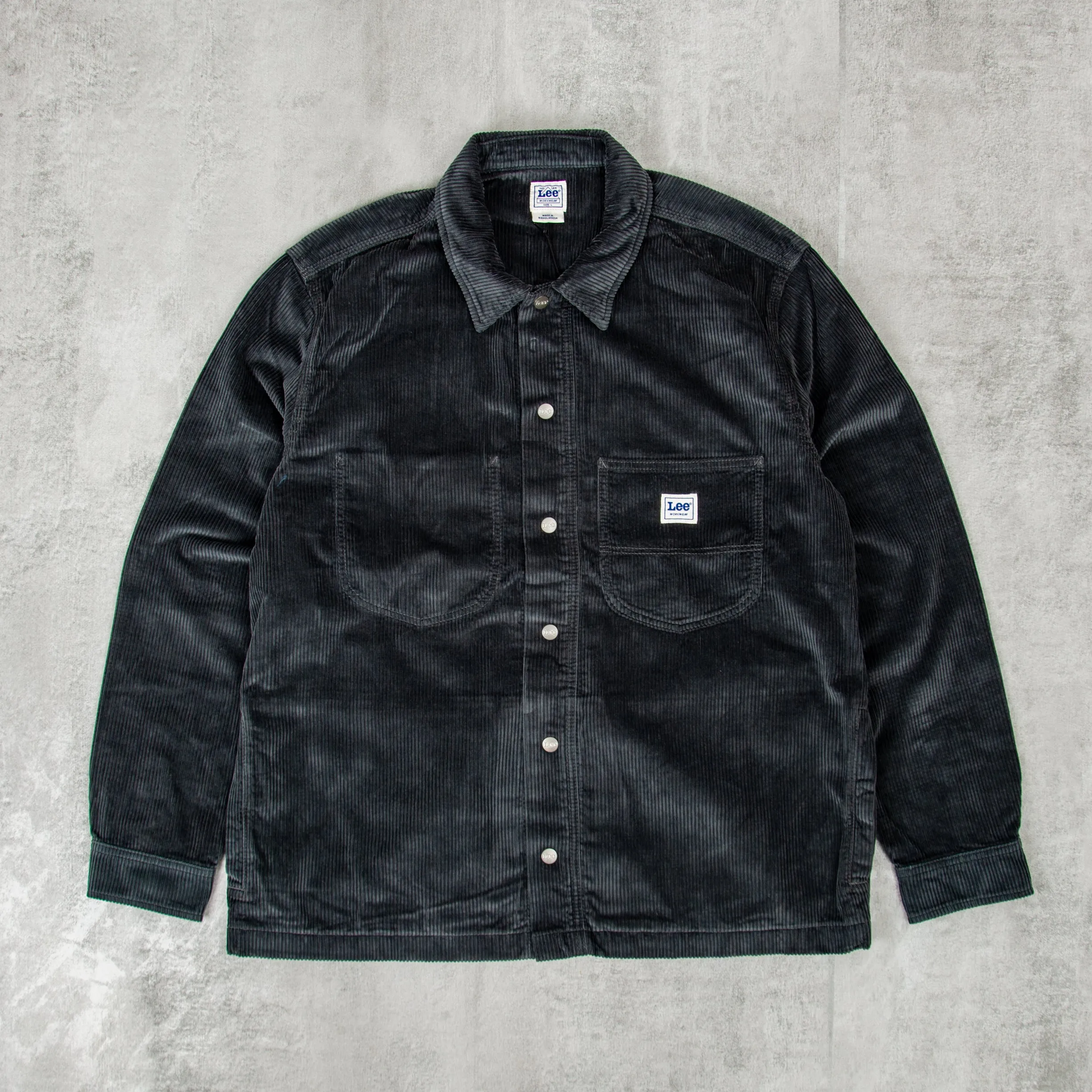 Lee Worker Overshirt - Dark Muted Gray