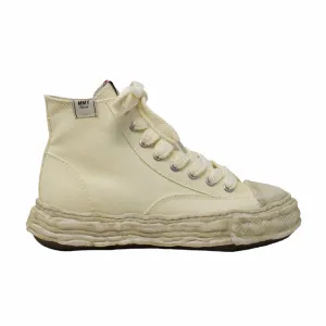 Maison MIHARA YASUHIRO "Peterson 23" OG Sole Canvas High-Top Sneaker (White)