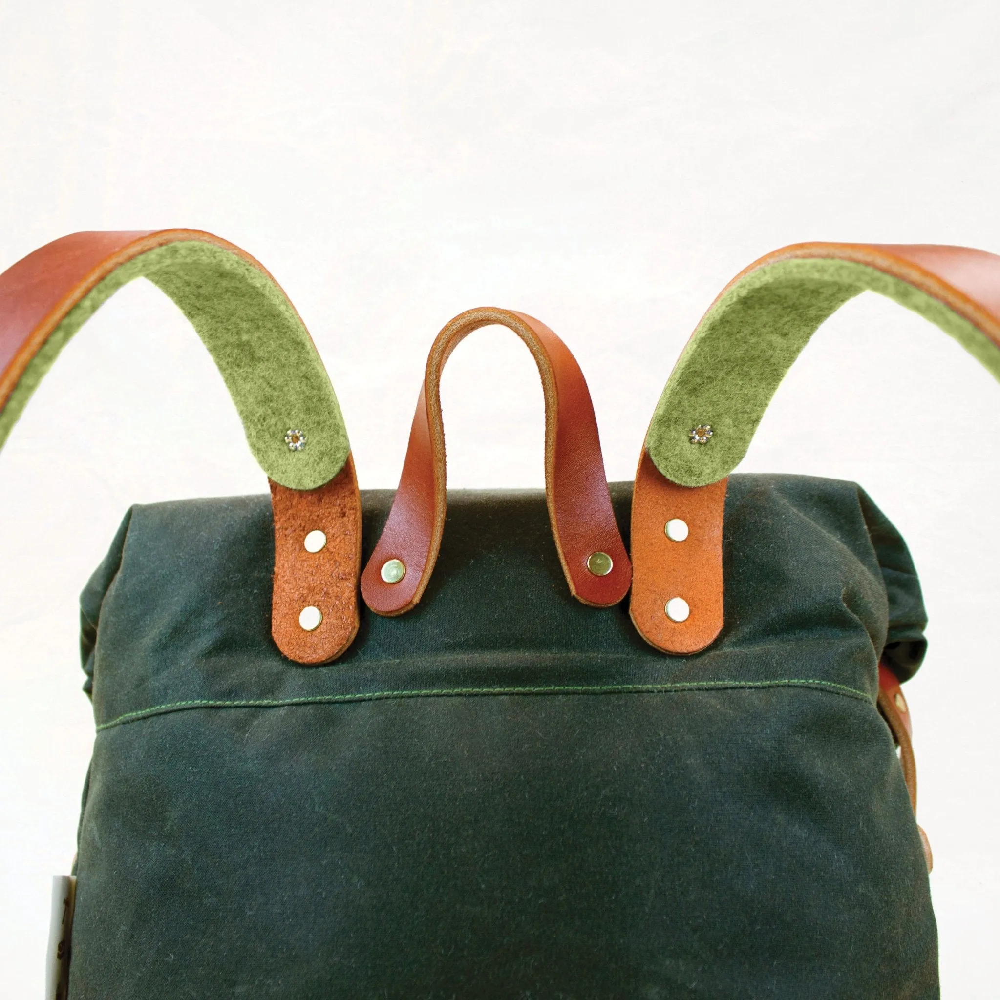 Merino Wool Felt-Padded Backpack Straps Kit