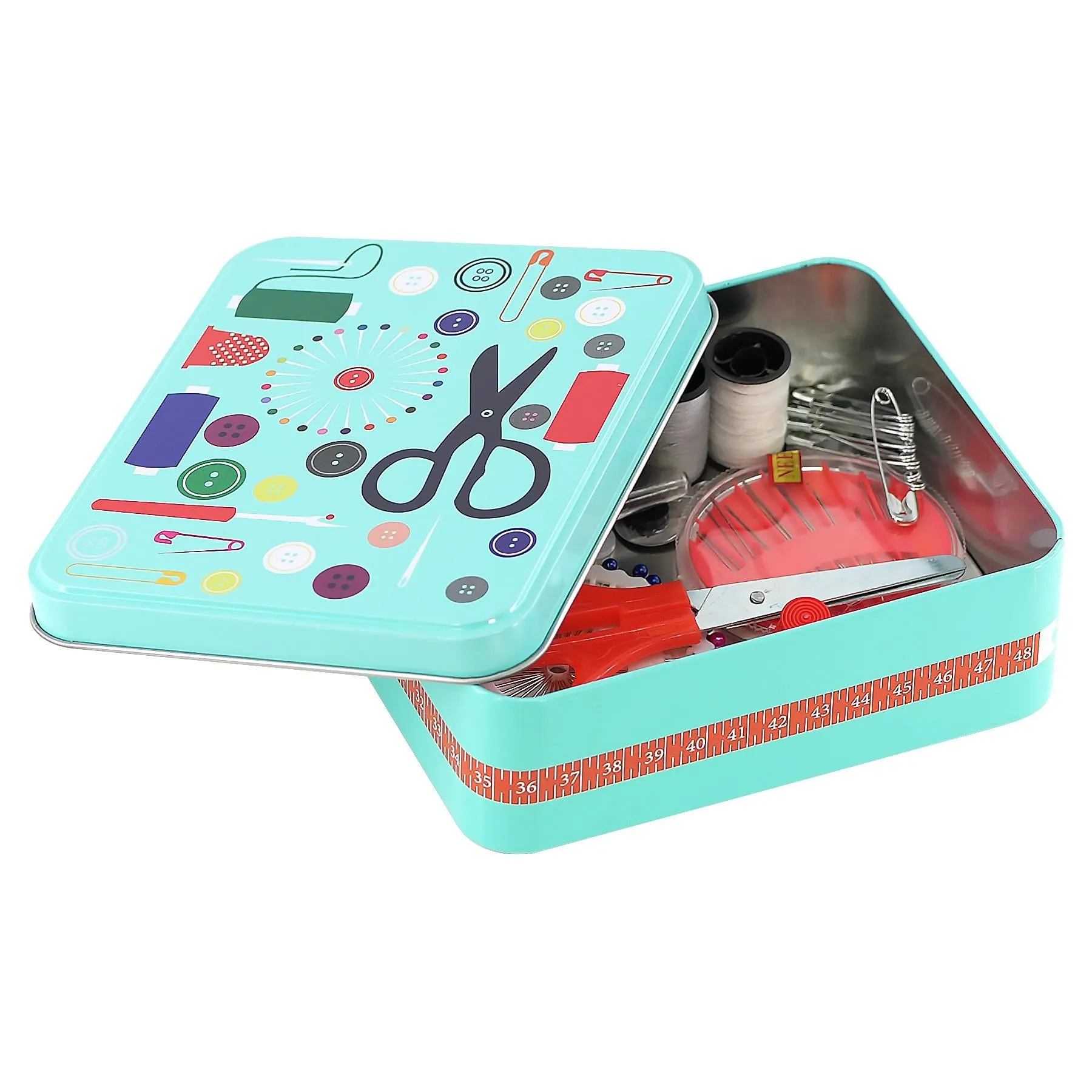 Metal Sewing Box