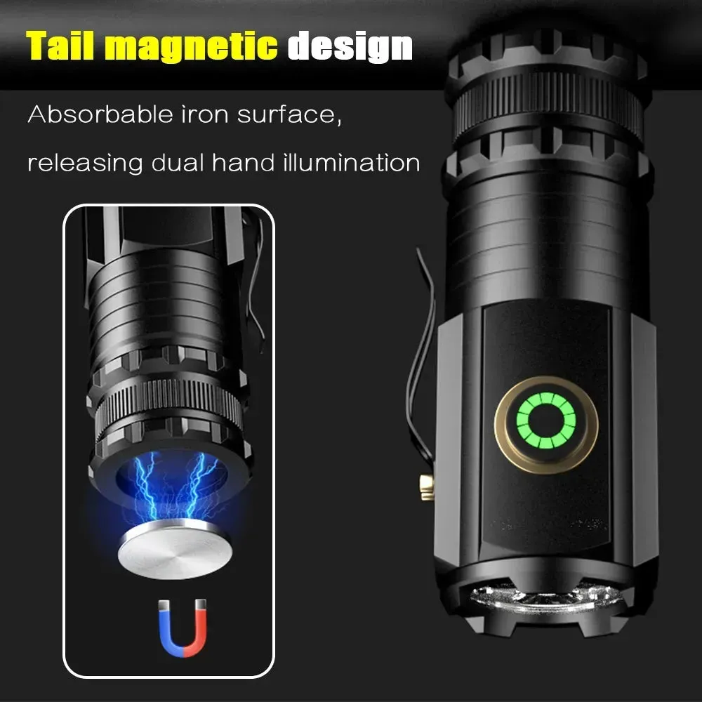 Mini Powerful Beam Outdoor EDC Flashlight