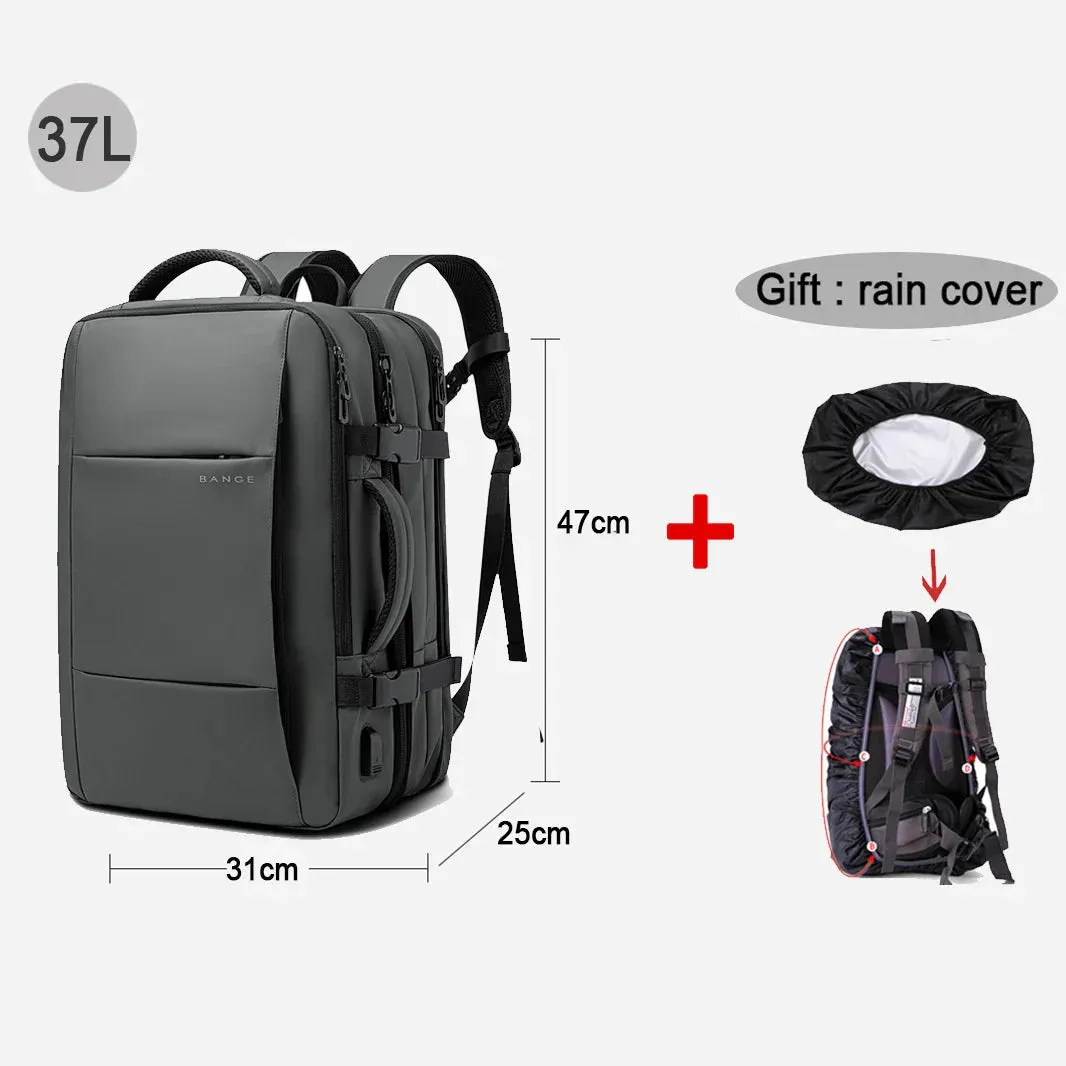 Modern Style Expandable Smart Large Waterproof Travel Backpack