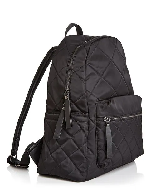 Motivator Sol & Selene Large Quilted Nylon Backpack, Black