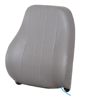 National Captain Replacement Mid Backrest Cushion Assembly – Gray Vinyl PN 51181500Q0