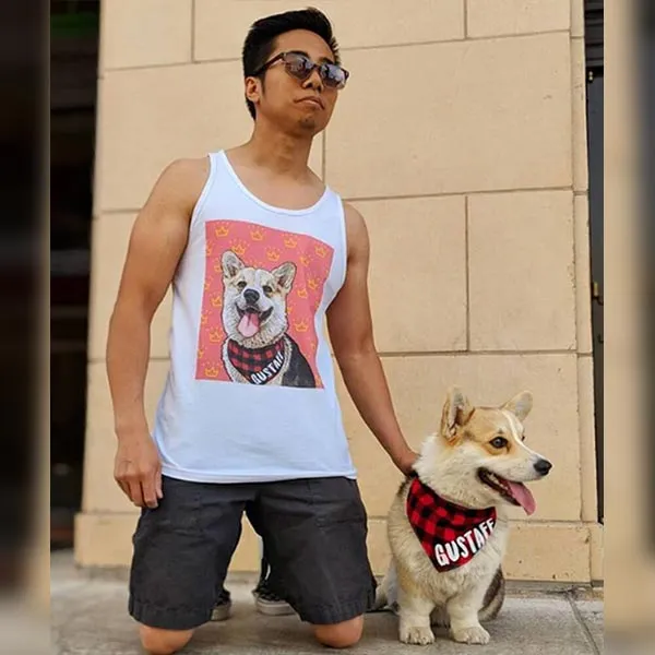 Original Pet Pop Art Mens Tank