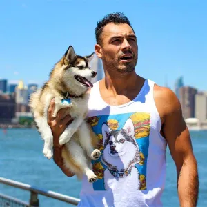 Original Pet Pop Art Mens Tank