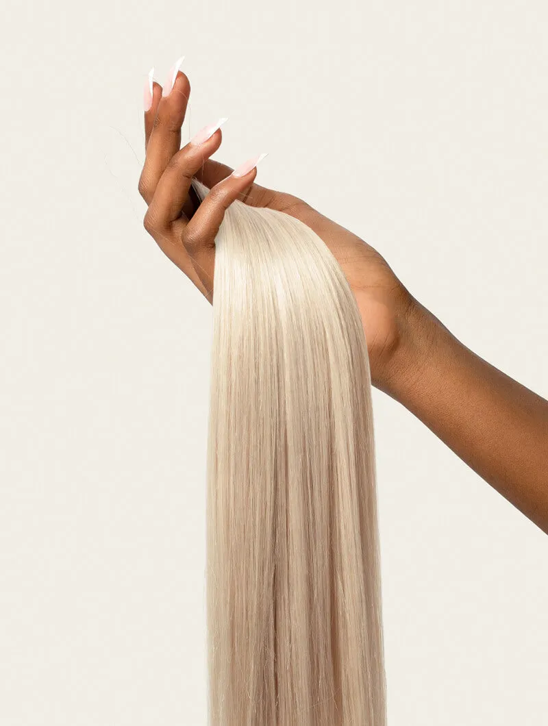 Platinum Blonde, 16" Classic Clip-In Hair Extensions, #300P | 100g