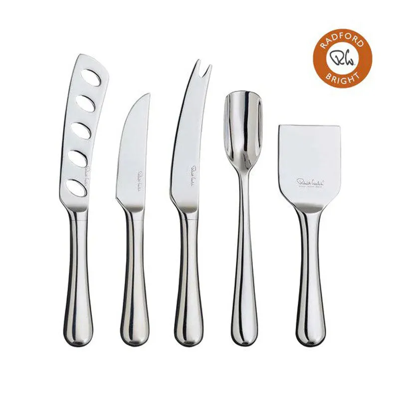 Robert Welch Radford Bright Cheese Knife Gourmet Set (5 piece)