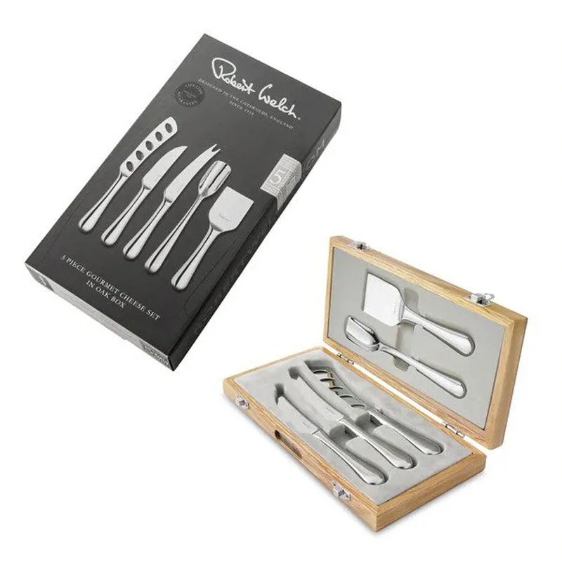 Robert Welch Radford Bright Cheese Knife Gourmet Set (5 piece)