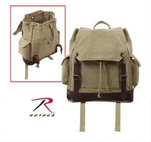 Rothco Vintage Khaki Expedition Rucksack