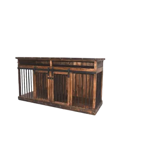 RUSTIC LARGE SIZE DOG CRATE