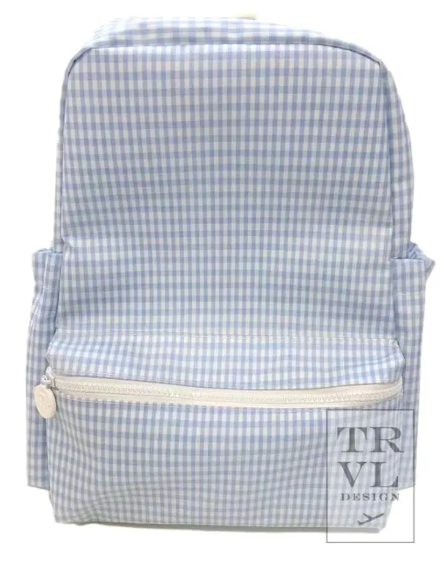 Signature Gingham Backpack Collection by TRVL