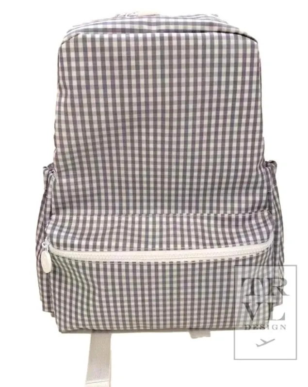 Signature Gingham Backpack Collection by TRVL