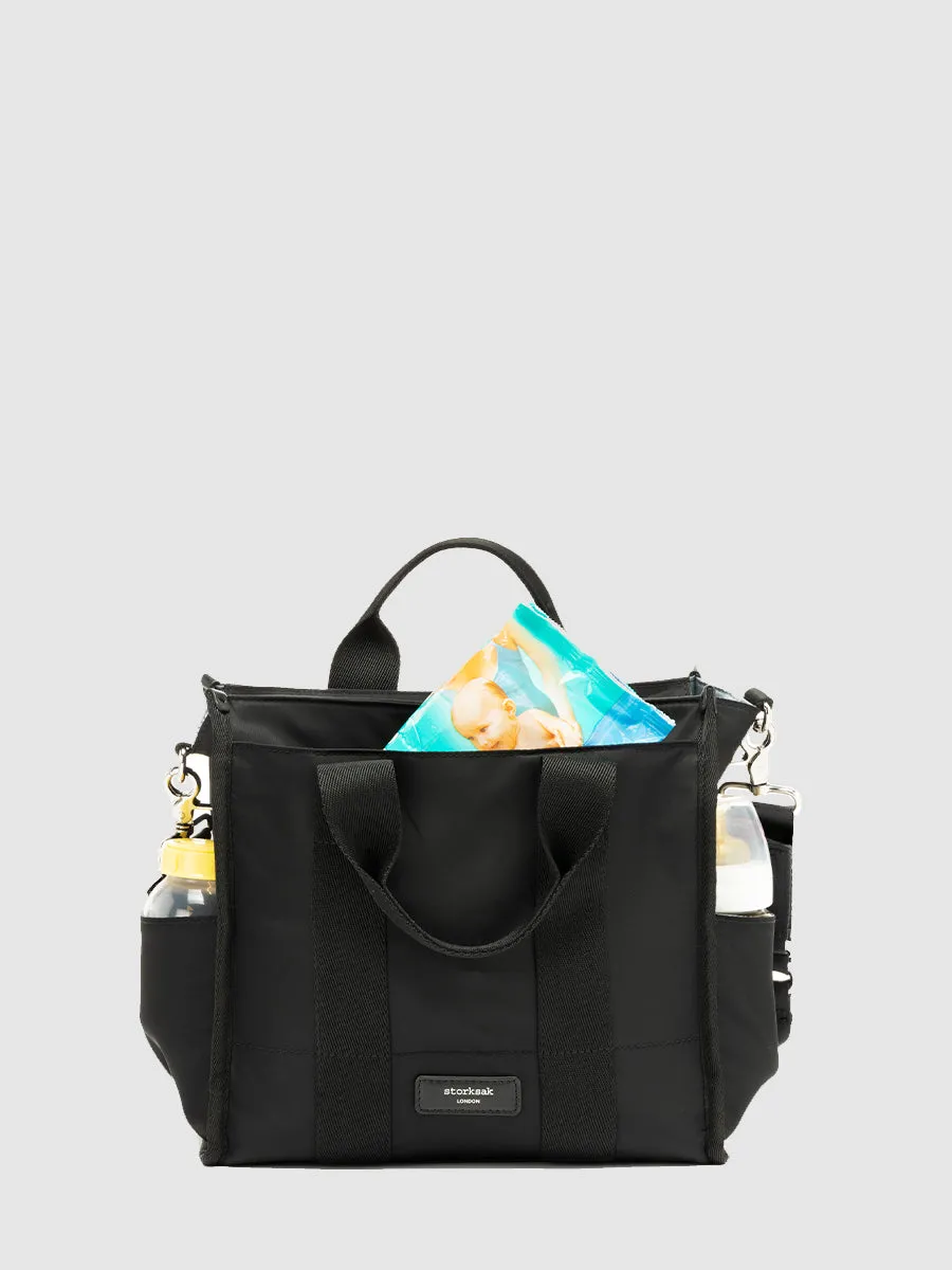 Thea Tote & Compact Changing Bag Black