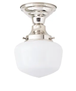 Traditional Schoolhouse Ceiling Fixture, 6"